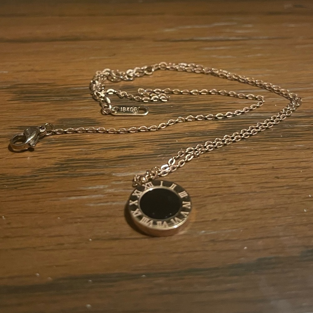 Rose Gold Plate Necklace